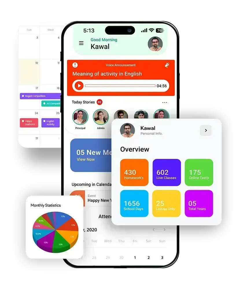 sNvGh xpayk school erp software class on 1